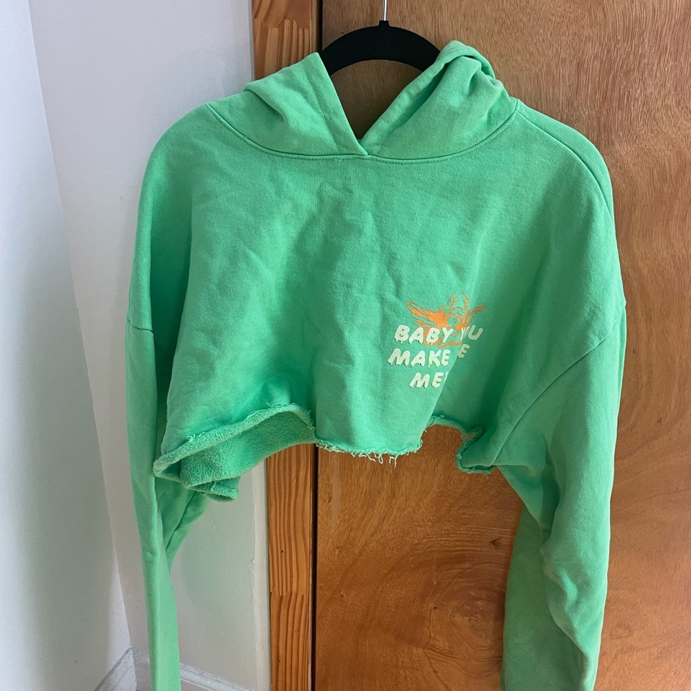 Boys Lie Cropped Sweatshirt